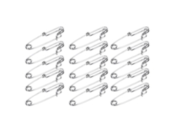Clip de Atum Inox 15pcs para Pesca Snap Fácil