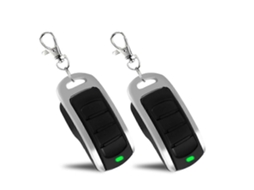 2 Controles Remotos Para Porta De Garagem Multifrequência 280-868mhz, Duplicador/clone De Controle Remoto Universal Para Garagem