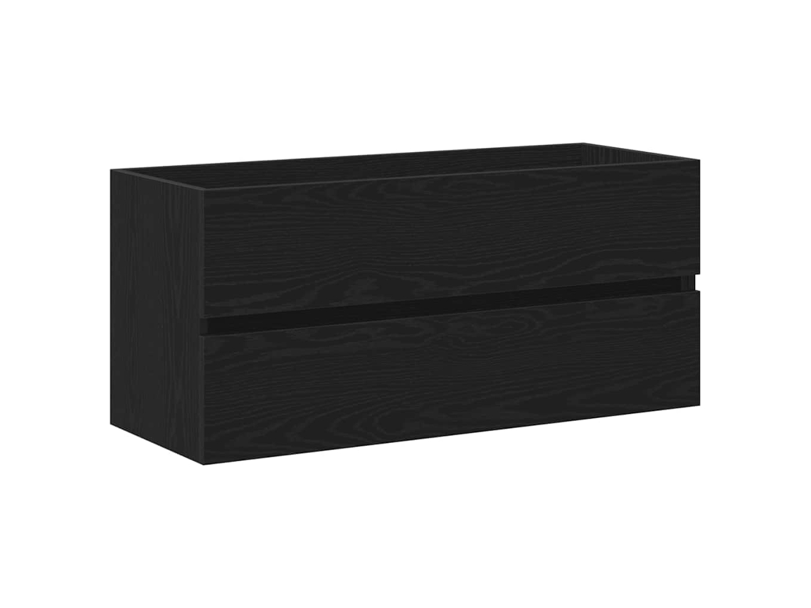 Sink Cabinet, Sink Cabinets Vidaxl Preto Madeira Processada (100 X 38.5 X 45 Cm)