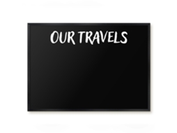 Magnetic Wall Board Our Travels For The Office Espelharte (70x50 Cm)