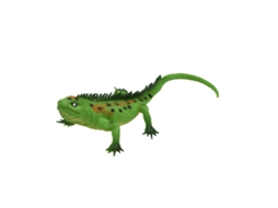 Ats juguete de Lagarto Realista com Apito Ao Apertar, Juguete de Réptil para Brincadeiras e Descompressão Verde