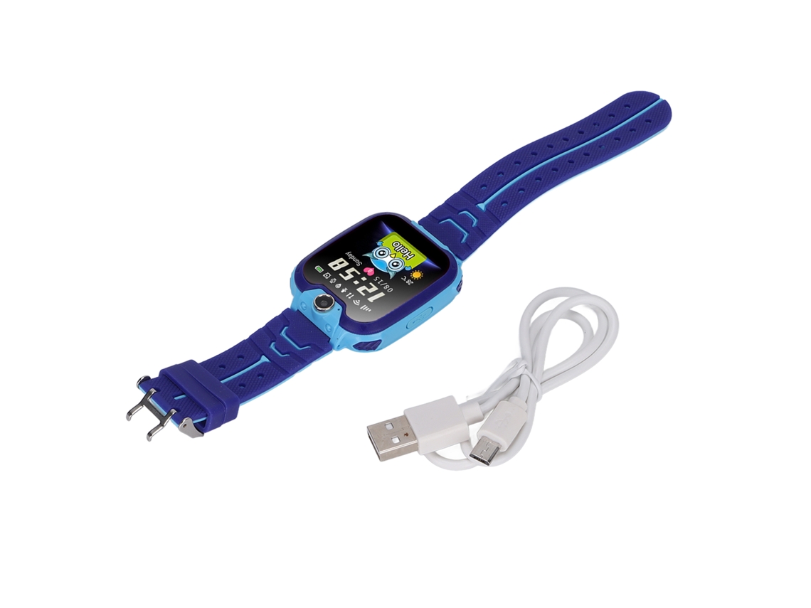 Relógio Inteligente Para Crianças Com Tela Touch De 1.54 Polegadas Bracelete Jogo À Prova D'água Multifuncional