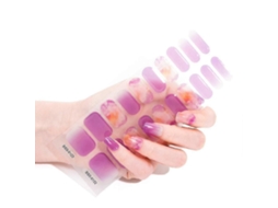Adesivos de Unha Gel Semicurado Uv/lâmpada Led Exigiu Envoltórios Esmalte 20pcs GOKOCO