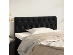 Vidaxl Cabeceira De Cama Veludo 90x7x78/88 Cm Preto