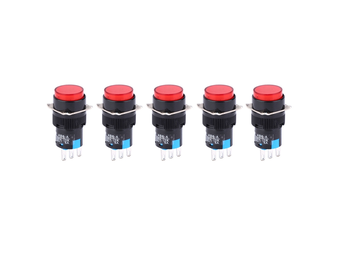 Interruptor de Bloqueio Automático 3 Pines La16‑11z para eletrodomésticos S/MARCA