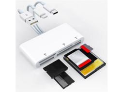 Lurelia Leitor De Cartões Usb-c/usb Sd/tf/xd-picture/ms Para Iphone/android, Plug Play