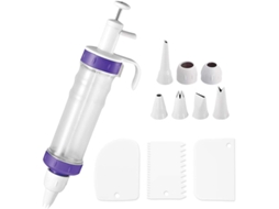 Conjunto de seringas para decoração de sobremesas, kits de bicos de seringa para fazer creme de sobremesa
