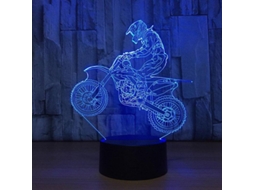 2026 lâmpada de Ilusão 3d Led, Luz Noturna com Controle Táctil 7 Cores, Presente Ideal para Crianças e Decoração de Casa