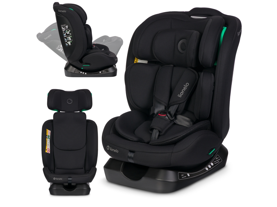 Cadeira Auto LIONELO Aart I size 40 150cm 0 36 Kg Grupo 0+/1/2/3 Preto