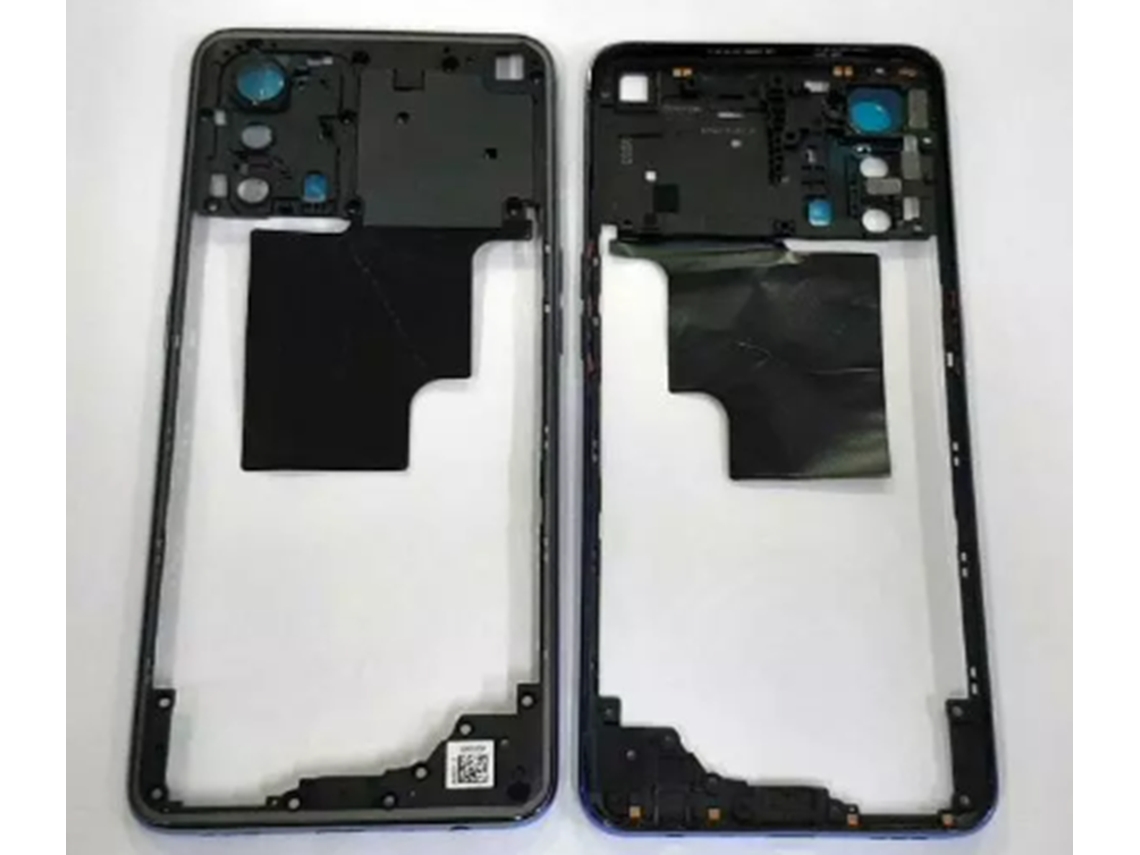 Carcassa Traseira Ou Aro Azul para Oppo A74 5g Qualidade Premium
