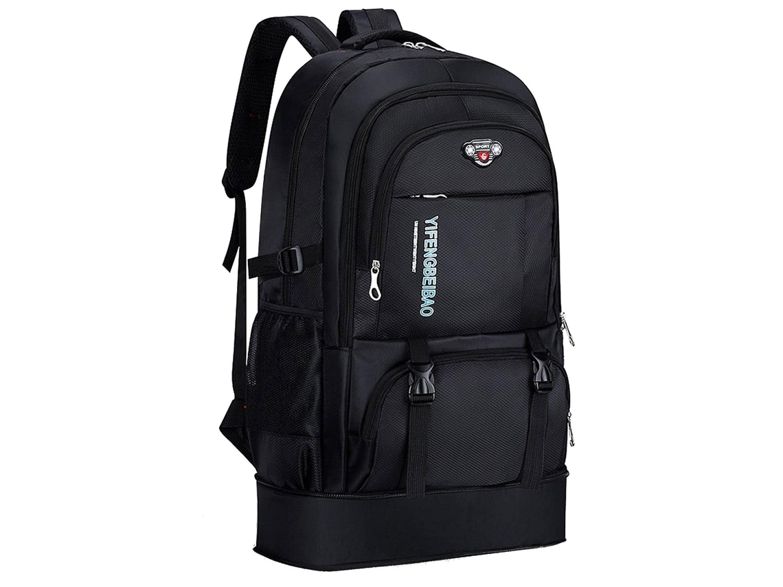 Mochila Oxford Expansível De Grande Capacidade, 65l, Ideal Para Montanhismo, Camping Ou Trilhas. -aquaforge