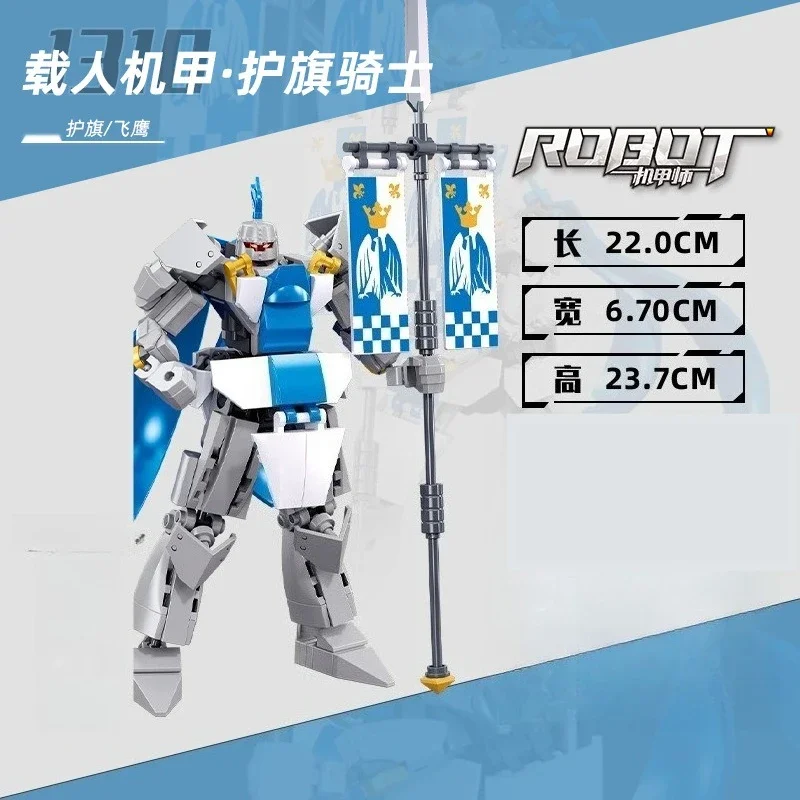 Conjunto De Blocos De Montar Mech Robot Warrior