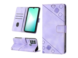 Capa De Couro Com Relevo Para Infinix Hot 11 Play / Hot 10 Play / Hot 9 Play