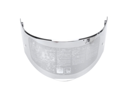Visera Para Capacete De Moto Resistente Ao Desgaste Proteção Solar Visão Clara Para Ff320 328 353 800 Prata