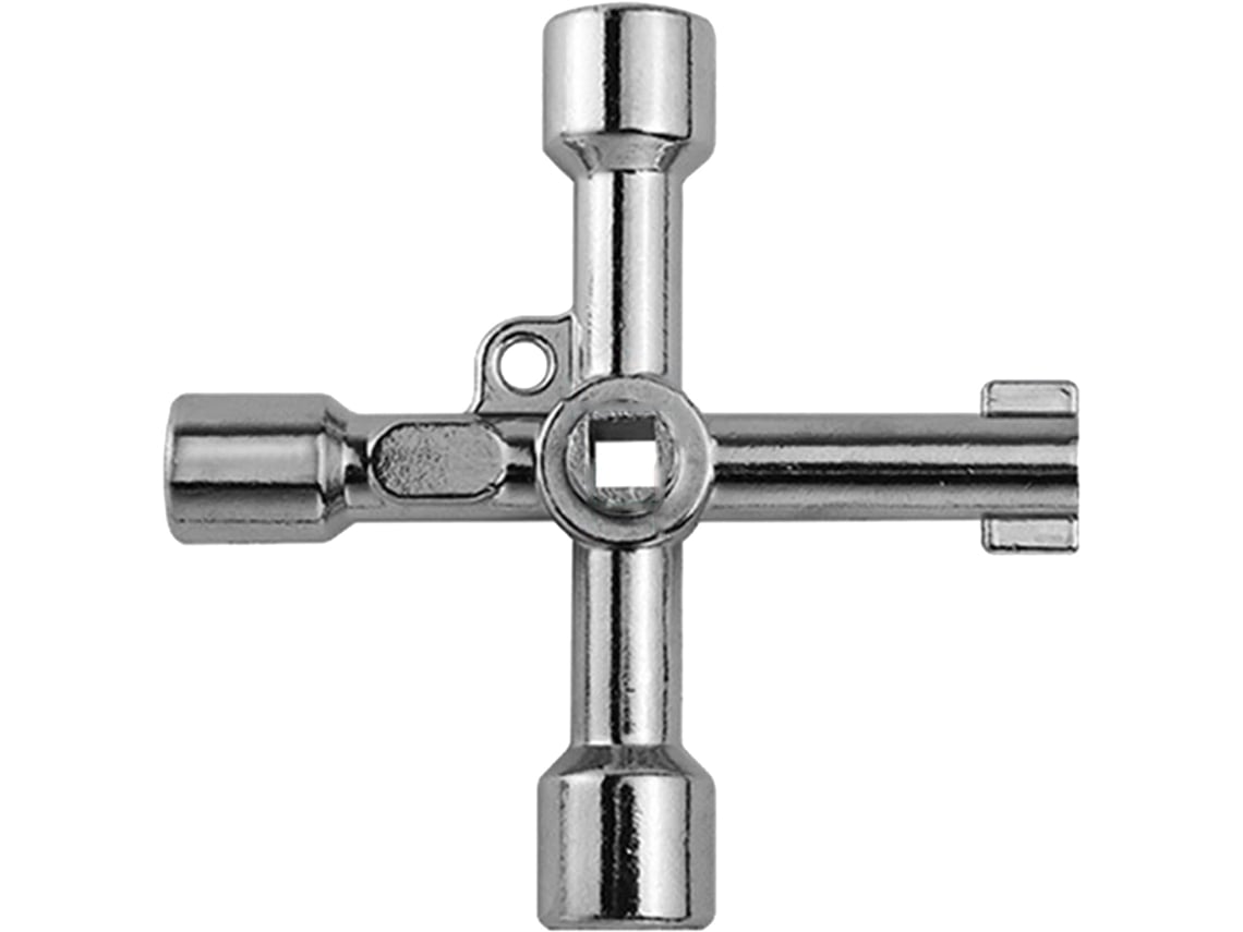 Chave De Boca Phillips 4 Em 1 Com Acessórios, Chave Universal Triangular