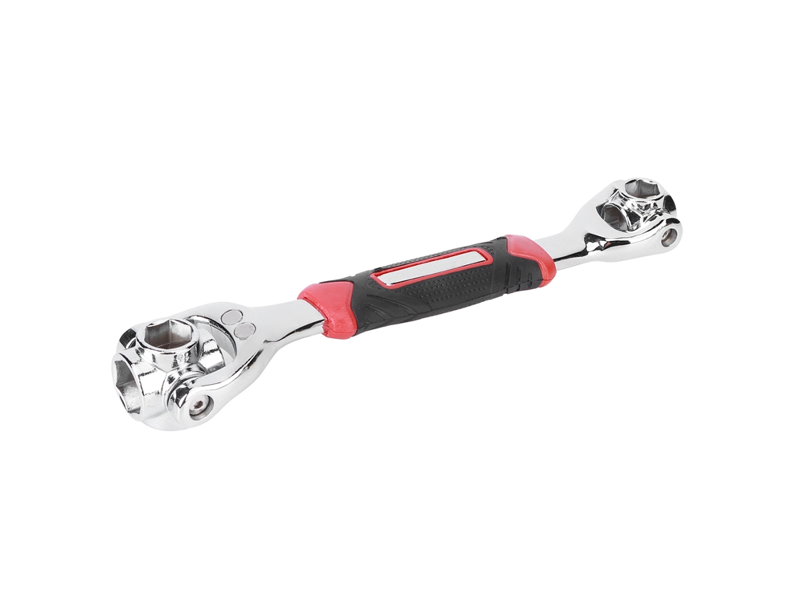 CHAVE de Soquete 8 em 1 rotativa YURU de Aço Alto Carbono com extremidades duplas para Reparo Manual