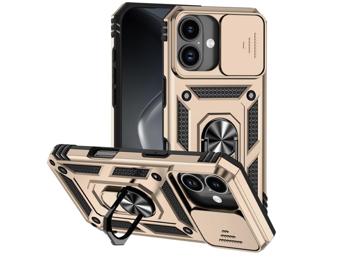 Capa Para Iphone 17 - Suporte Deslizante Para Câmera