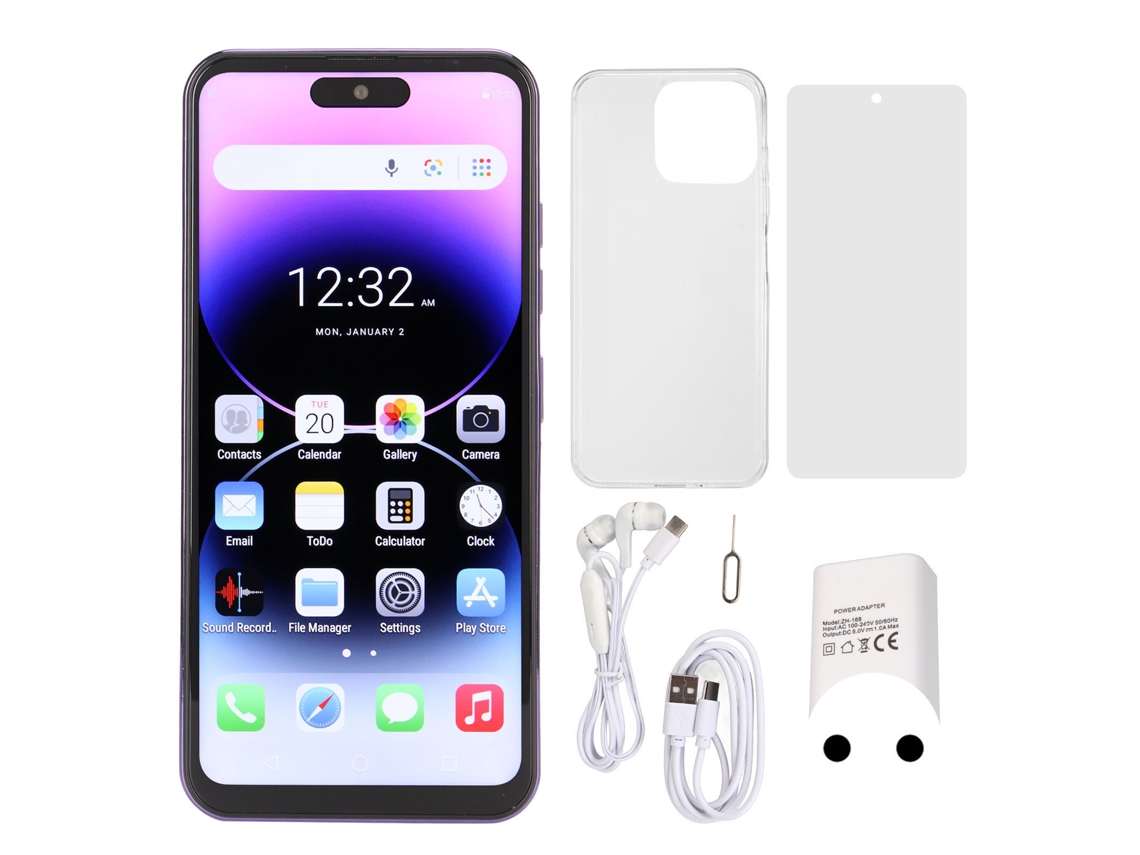 Smartphones LAXISCREED Desbloqueio Facial Câmeras Duas