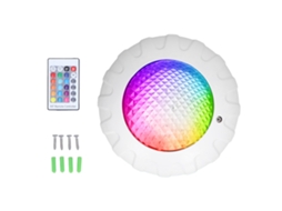 Rebe-lâmpada Led Para Piscina Dc12v/38w Rgb Impermeável Ip68 Com Controle Remoto Econômica Em Energia Para Piscinas, Poços E Fontes