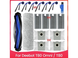 Para Aspirador De Pó Robô T80 Omni / T80, Escova Lateral Principal, Filtro Hepa, Rolo, Esfregão, Sacos De Pó, Acessórios Slowmoose