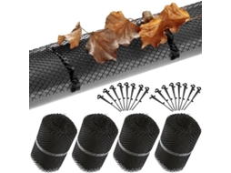 Protetores de Calhas com 60 Clips 16cm*6m Previne Entupimento Nova Line
