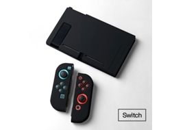 Capa para Nintendo Switch Ns, Capa Protetora Antiderrapante em Tpu SPQMENT (preta)