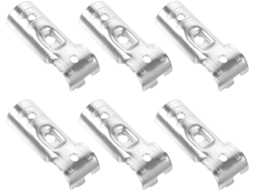 Doitool Conjunto De 6-conectores Tubo Aço Para Cerca Tela, Braçadeiras Para Postes De Cerca, Conectores Em T Para