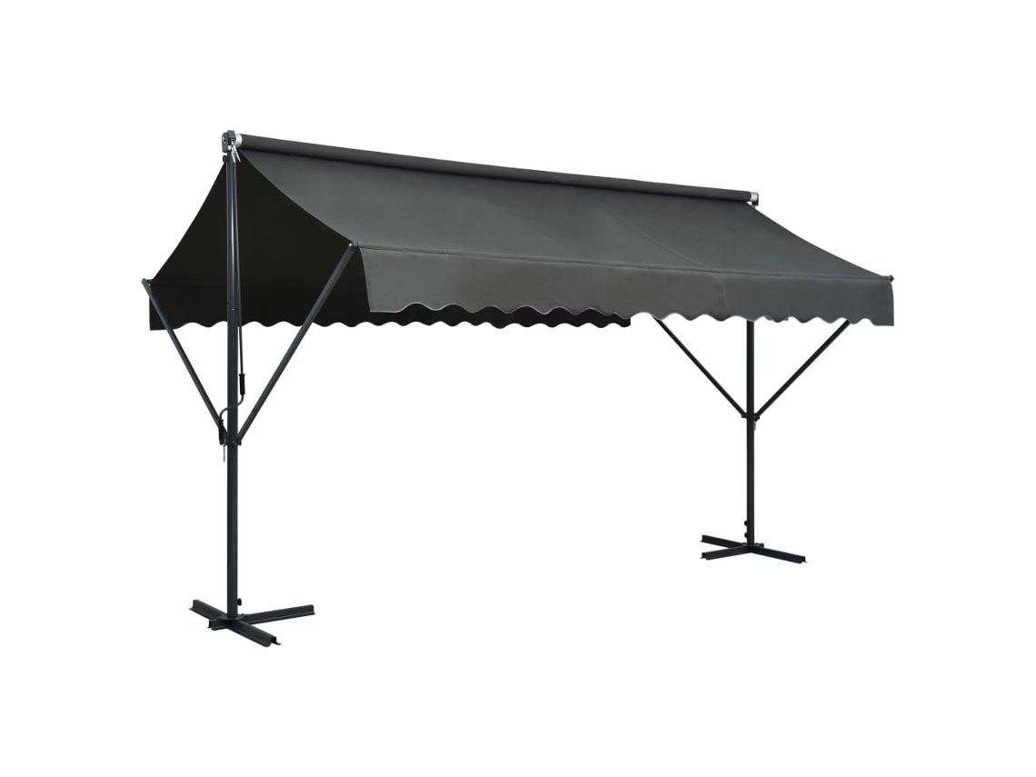 Vidaxl Toldo De Pé 400x300 Cm Antracite