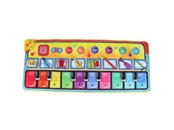 Teclado de chão dobrável ATS, 6 modos, 17 teclas, à prova de poeira e água, tapete de dança para crianças a partir de 3 anos.