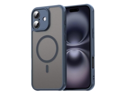 Capa Fan Dun Para Iphone 16 Plus - Tpu Híbrido Pc Fosco - Magsafe