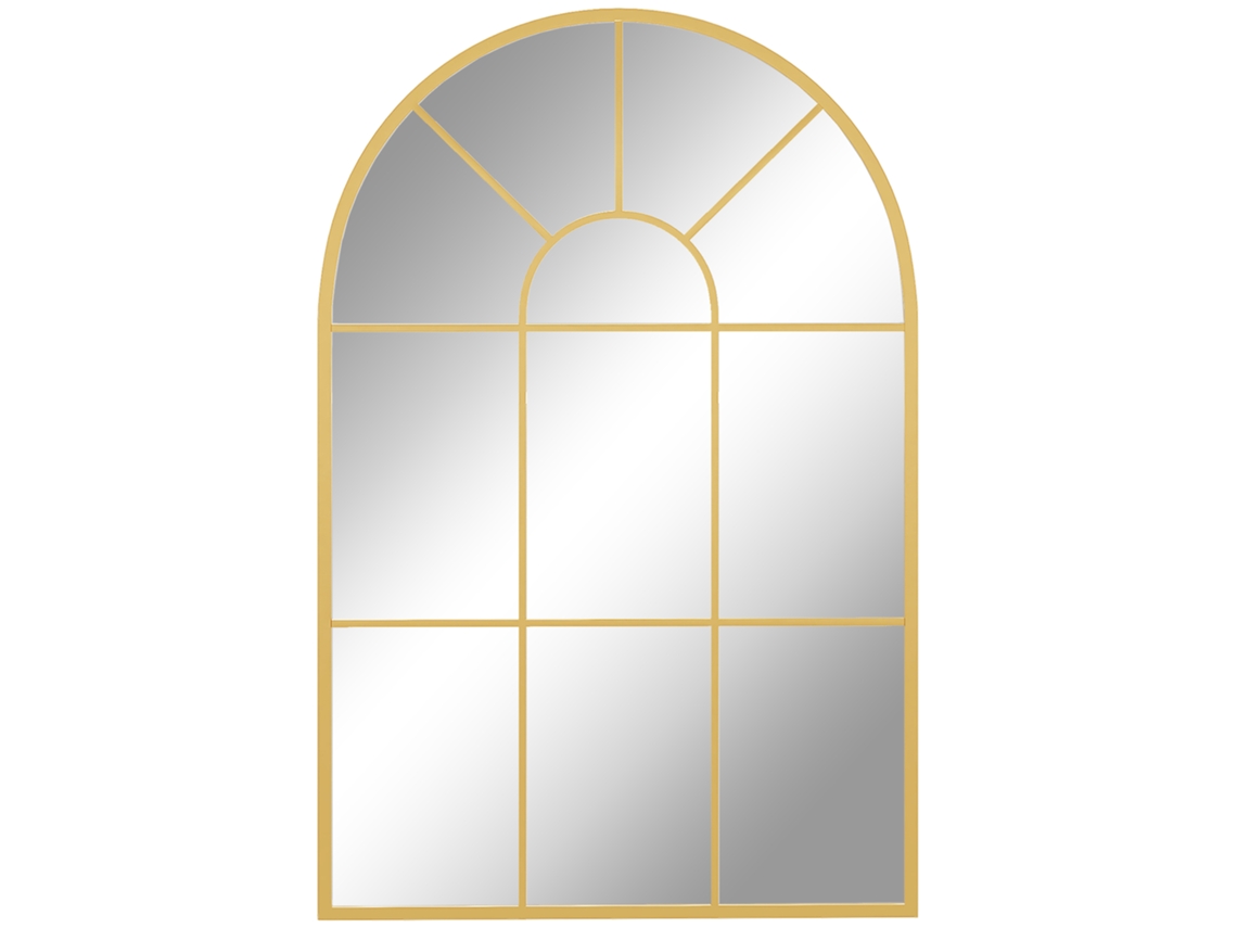 Espelho Metal e Vidro Cor Dourado 60x2x91 cm Homcom