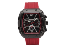 Relógio de Quartzo Masculino Resistente À Água com Pulseira de Silicone para Uso Casual e de Negócio