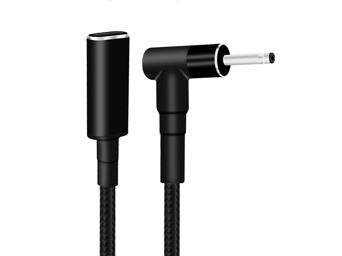 Lurelia Cabo Usb-c, Computadores Portáteis, 20 V, 4.0x1.7mm, Carregamento Rápido, Preto