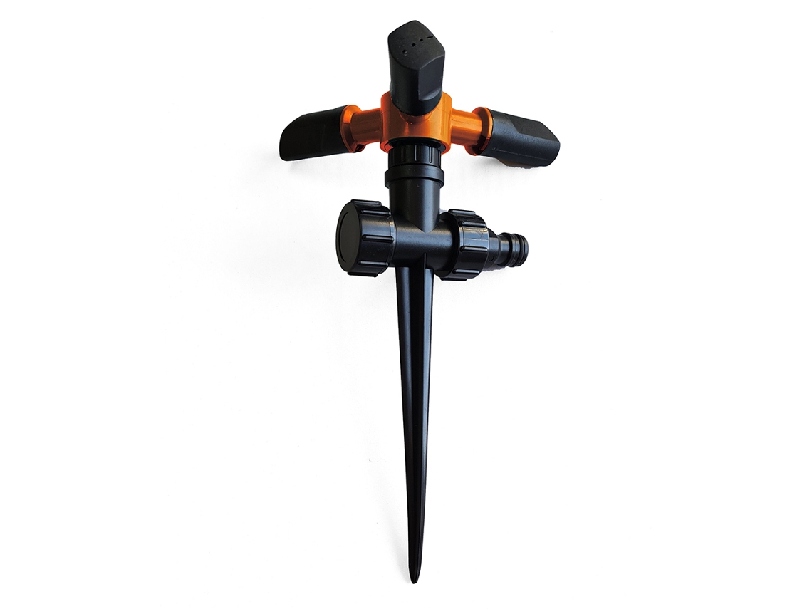 Orework - Aspersor de 3 braços Pro plast com espeto