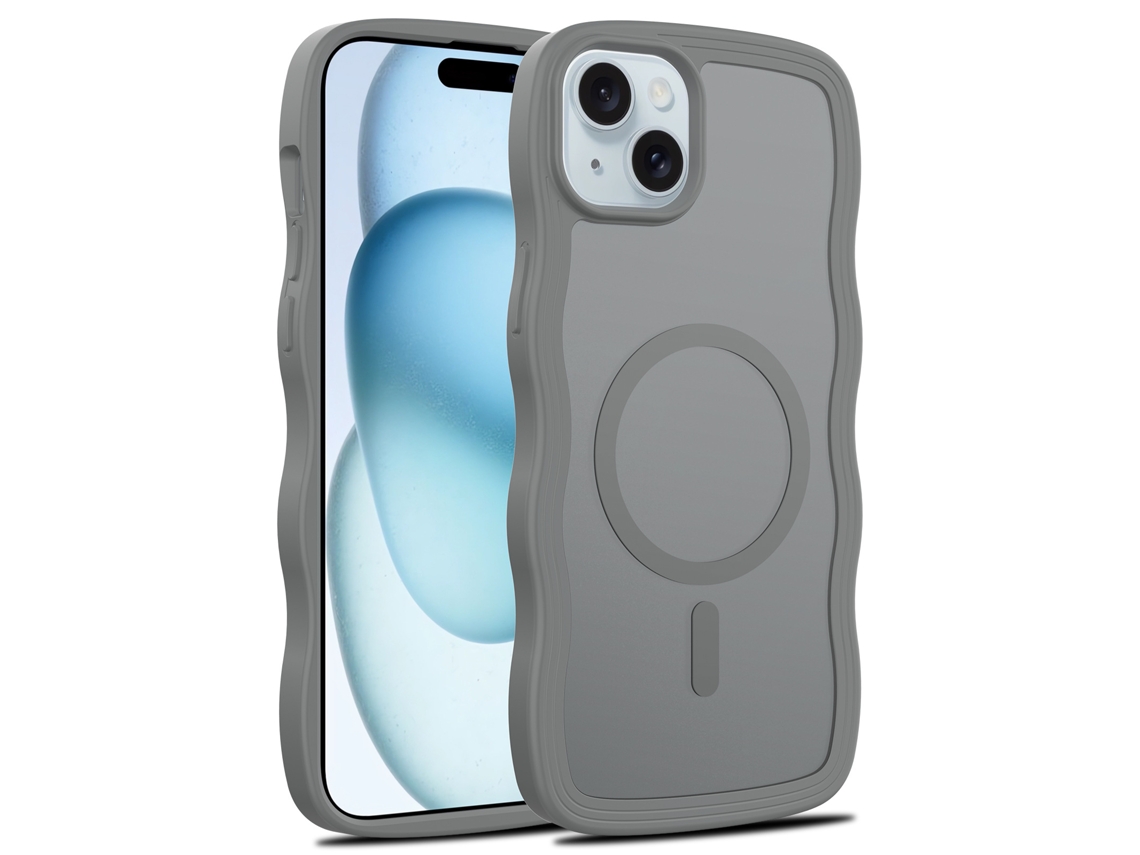 Capa Para Iphone 17 Pro - Capa Magnética Mate Cinza
