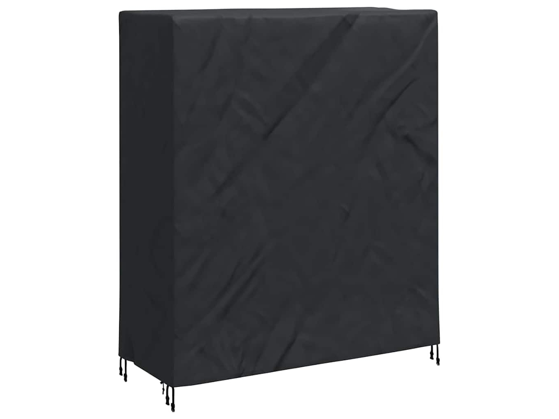 Conjunto 1 Cobertura De Terraço Vidaxl Preto Tecido (165 X 70 X 185 Cm)