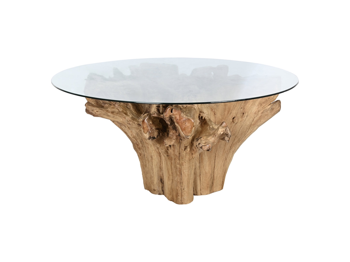 Mesa de Jantar em Raiz de Teca, 160x160x76cm ALEXANDRA HOUSE LIVING