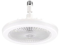 Ventilador De Teto Giratório Com Conversor E27, Luminária Para Quarto