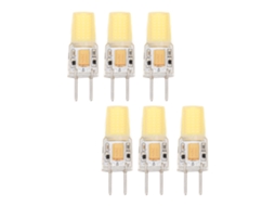 6pcs Lâmpada Gy6.35 Cob 5w 500lm Luz Branca 12v Proteção Ocular Econômica para Lâmpadas | S/MARCA