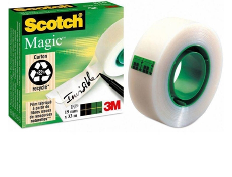 Fita Invisível Magic™, Transparente, 19 mm x 33 m