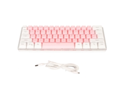 Teclado Gamer Compacto Com 61 Teclas E Rgb Com Fio
