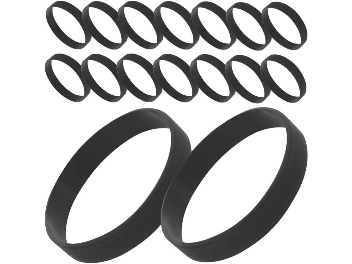 Pulseiras De Silicone Pretas Para Eventos, 50 Unidades, Para Identificação De Equipes, Confortáveis E À Prova D Água