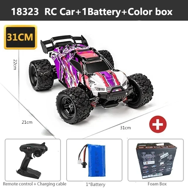(modelo 7) Carro Esportivo De Controle Remoto Com Tração Nas Quatro Rodas Em Escala 1:18, Com Velocidade Superior A 45 Km/h