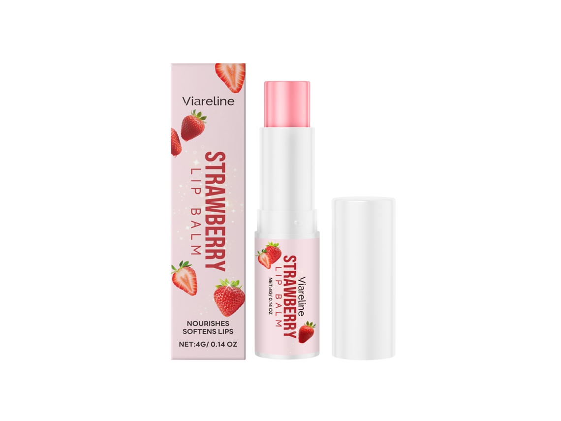 Bálsamo Labial Morango com Alta Hidratação