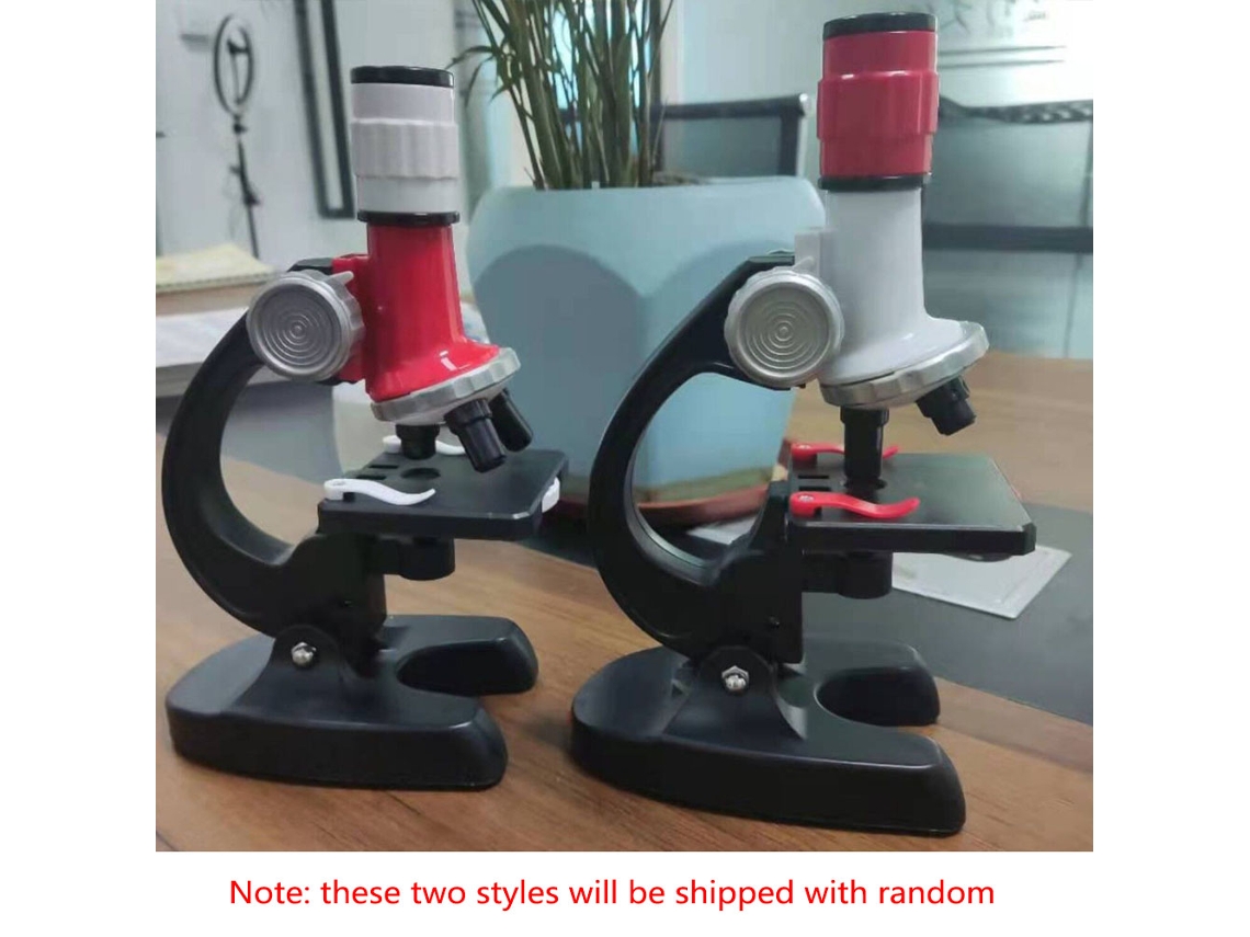 Yuru microscópio Infantil 1200x Kit Científico para Escola Primária Brinquedo Educativo com Suporte Celular