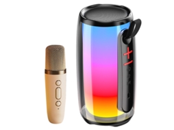 Microfone e Alto falante EOOCOO (bluetooth, KTV)