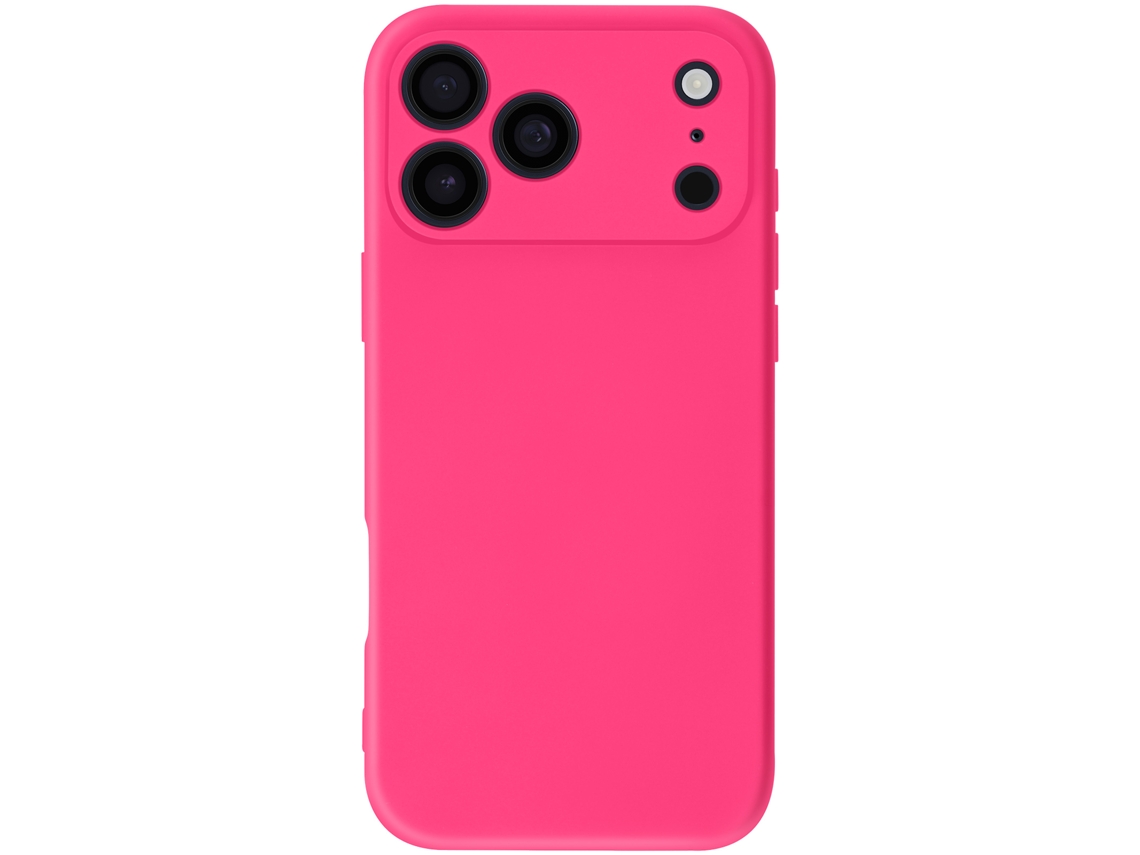 Avizar Capa De Silicone Soft-touch Para Iphone 17 Pro Max Modelo Fast Cover Rosa Fúcsia