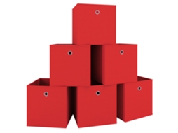 Conjunto De 6 Caixas Dobráveis Caixa Dobrável Boxas Vcm