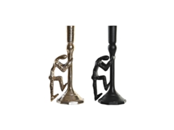 Candelabro DKD HOME DECOR (Alumínio - Multicor)