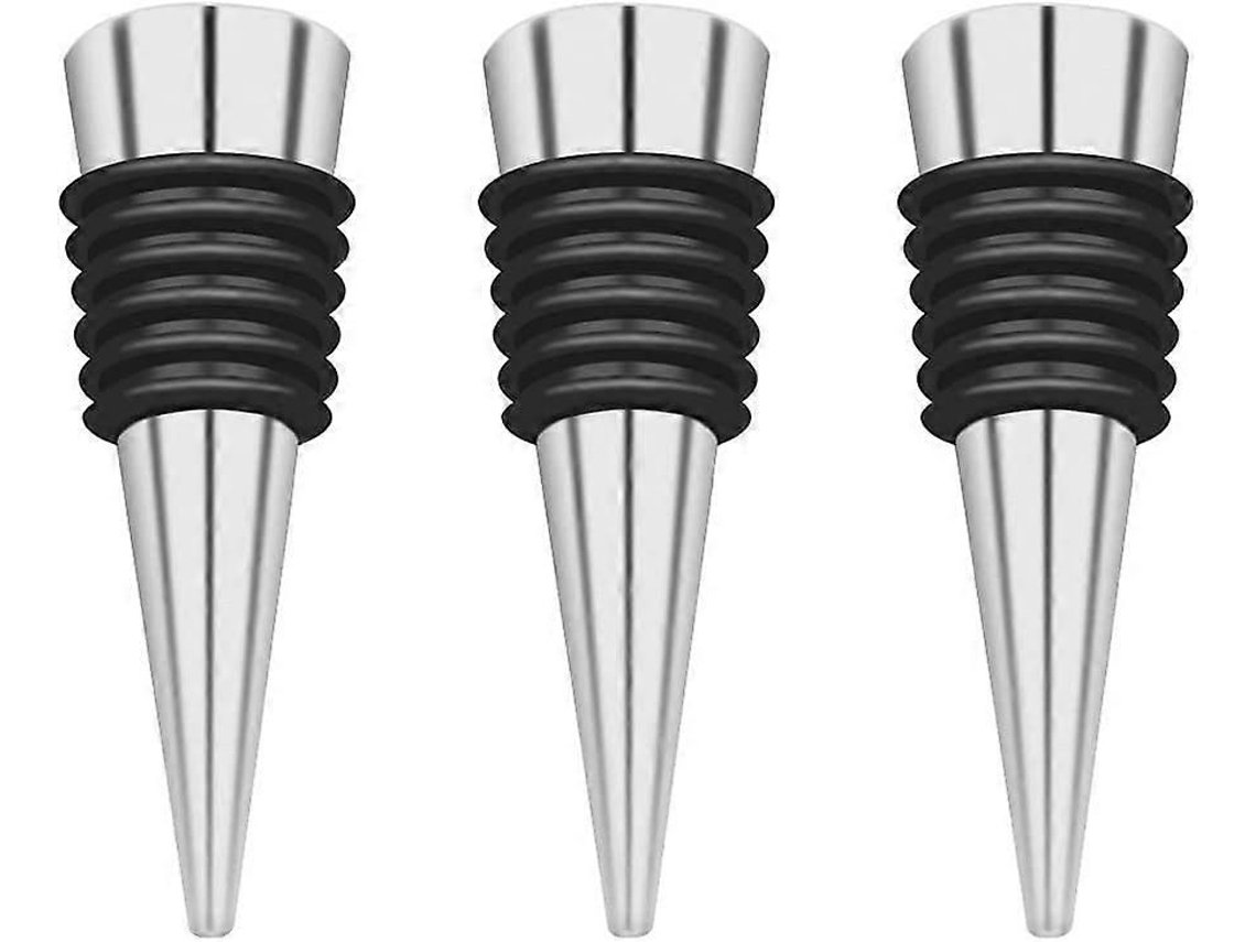 3 Rolhas Para Garrafa (lisas)